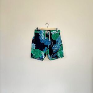 SALE! Men’s Blue/Green Polo Ralph Lauren Swim Trunks Size 30 EUC